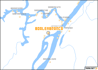 map of Boa Lembrança