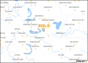map of Boālia