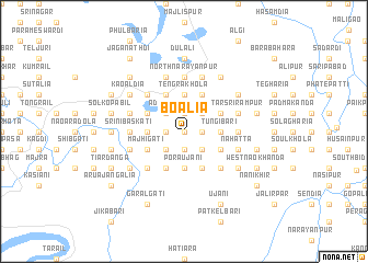 map of Boālia