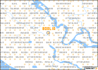 map of Boālia