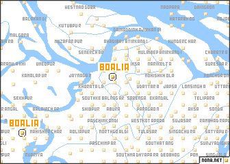 map of Boālia