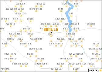 map of Boallé