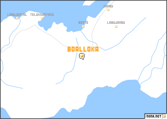 map of Boalloka