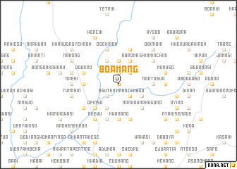 map of Boamang