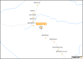 map of Boane I