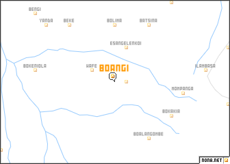 map of Boangi