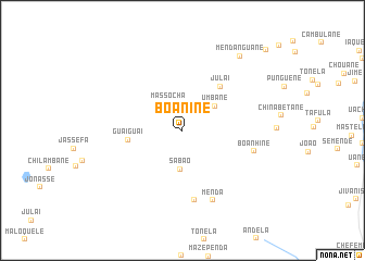 map of Boanine