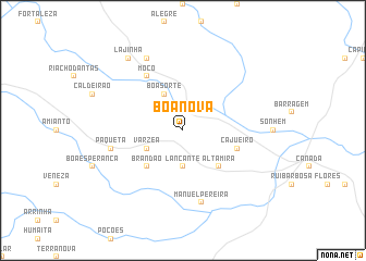 map of Boa Nova