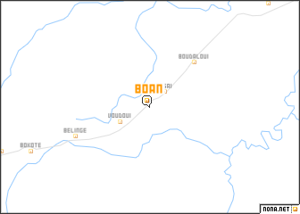 map of Boan
