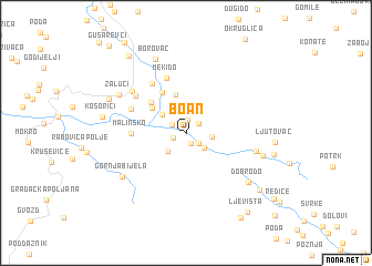 map of Boan