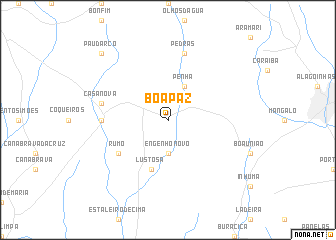 map of Boa Paz