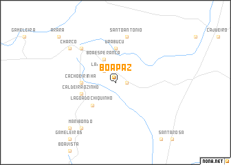 map of Boa Paz