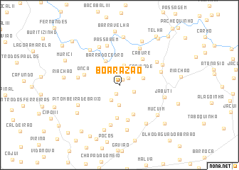 map of Boa Razão