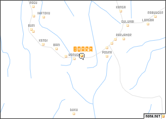 map of Boara