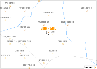 map of Boargou