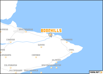 map of Boarhills
