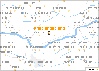 map of Boaria Gavriana