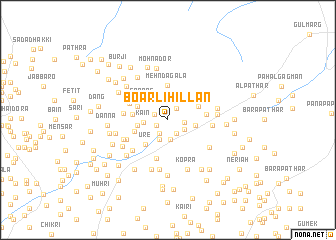 map of Boarli Hillān