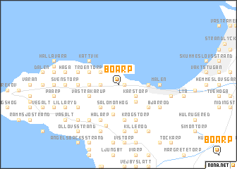 map of Boarp