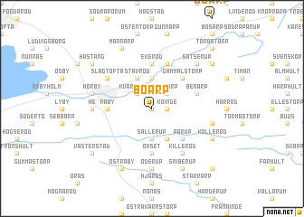 map of Boarp