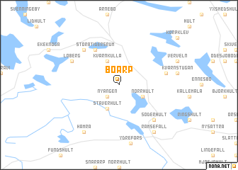 map of Boarp
