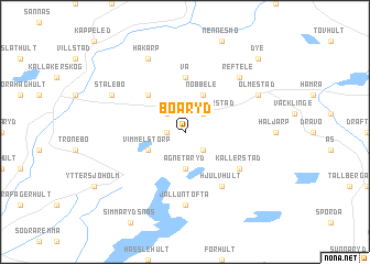 map of Boaryd