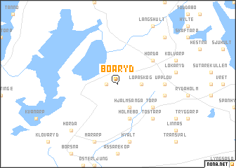 map of Boaryd