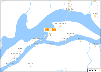 map of Boasé