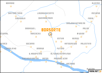 map of Boa Sorte