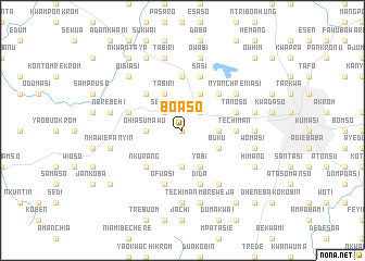 map of Boaso