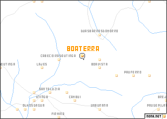 map of Boa Terra