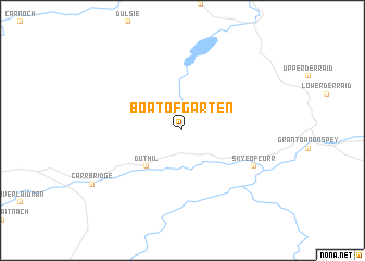map of Boat of Garten