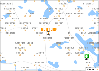 map of Boatorp