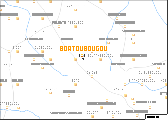 map of Boatoubougou