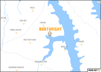 map of Boatwright