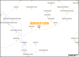 map of Boaventura