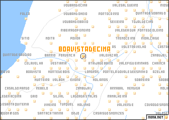 map of Boa Vista de Cima