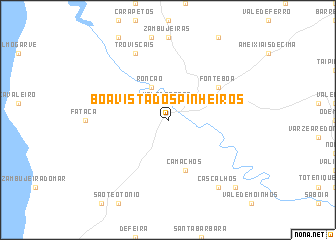 map of Boavista dos Pinheiros