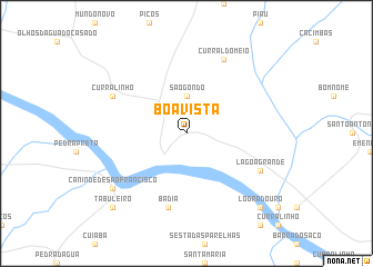 map of Boa Vista