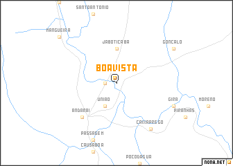 map of Boa Vista