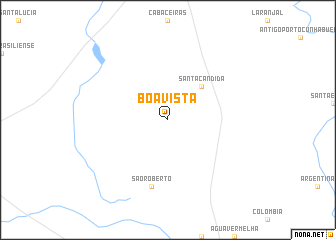 map of Boa Vista