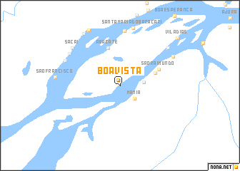 map of Boa Vista