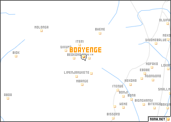 map of Boa Yenge