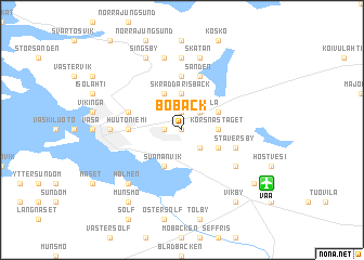 map of Bobäck