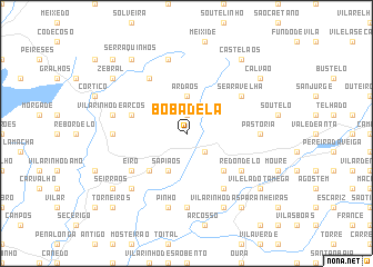 map of Bobadela