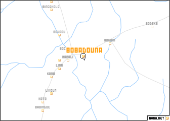 map of Bobadouna