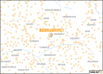 map of Bobajaninci