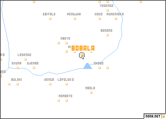 map of Bobala