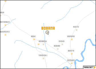 map of Bobana