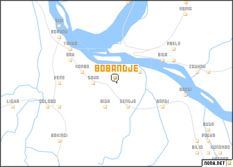 map of Bobandje